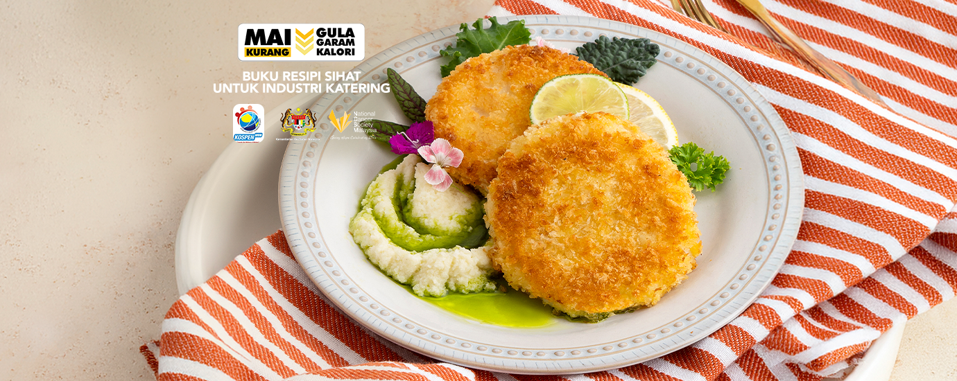 Fish Patty & Spinach Oil Flower Cabbage Puree