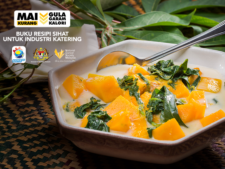 Taro Shoots & Pumpkin in Coconut Milk