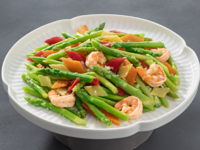 Stir Fried Asparagus with Prawn0 (0)
